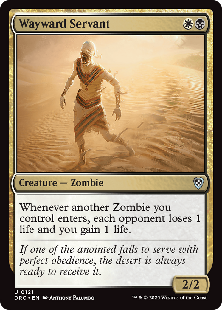 Wayward Servant (DRC-121) - [Commander: Aetherdrift]