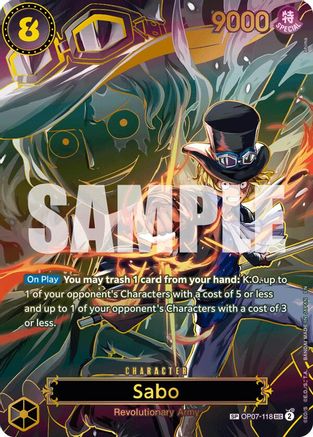 Sabo - OP07-118 (SP) (OP07-118) - Carrying On His Will