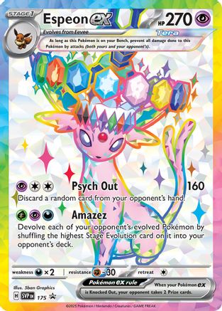 Espeon ex - 175 SVP - [SV Scarlet & Violet Promo Cards] Holofoil