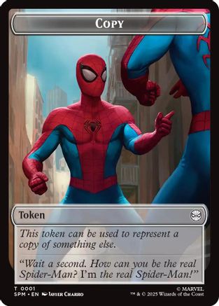 Copy // Human Citizen Double-Sided Token (SPM-1 // 4) - [Marvel's Spider-Man] Foil