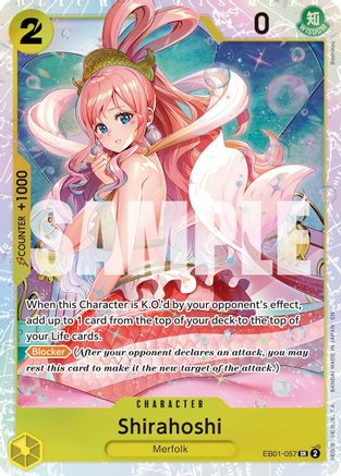 Shirahoshi (Reprint) (EB01-057) - Premium Booster -The Best- Vol. 2