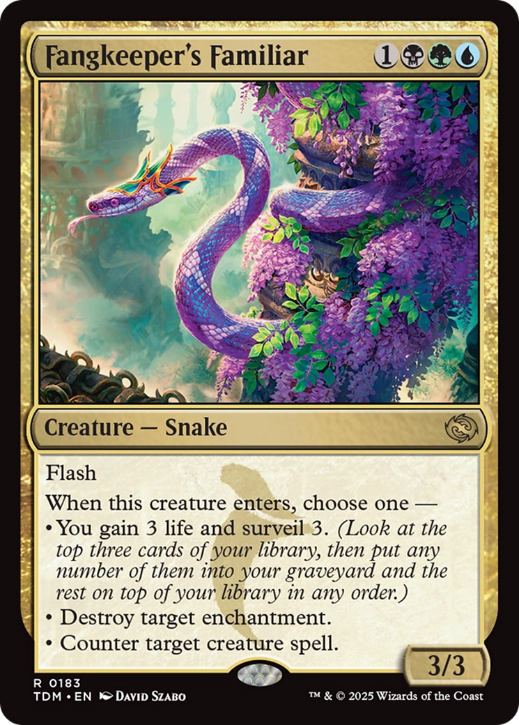 Fangkeeper's Familiar (TDM-183) - [Tarkir: Dragonstorm]