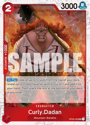 Curly.Dadan (Pirate Foil) (OP02-005) - Premium Booster -The Best- Vol. 2