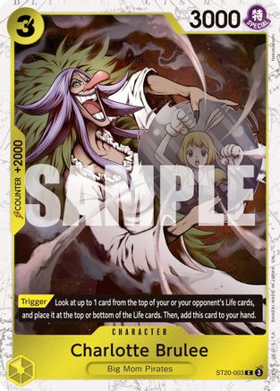 Charlotte Brulee (Pirate Foil) (ST20-003) - Premium Booster -The Best- Vol. 2