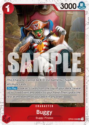 Buggy - OP03-008 (Pirate Foil) (OP03-008) - Premium Booster -The Best- Vol. 2
