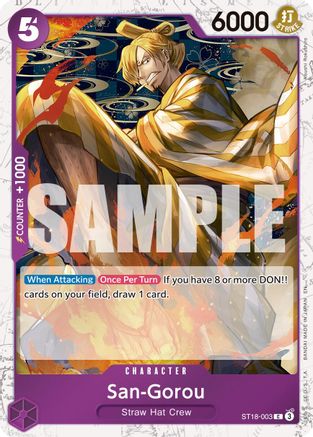 San-Gorou (Pirate Foil) (ST18-003) - Premium Booster -The Best- Vol. 2