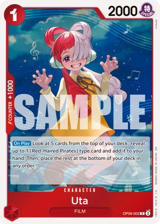 Uta (Reprint) (OP09-002) - Premium Booster -The Best- Vol. 2
