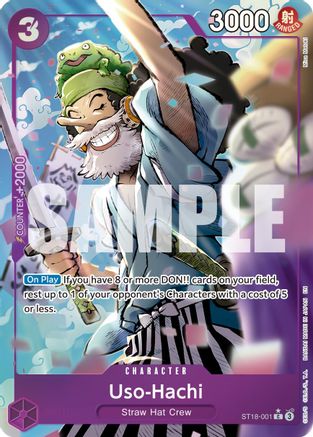 Uso-Hachi (Alternate Art) (ST18-001) - Premium Booster -The Best- Vol. 2