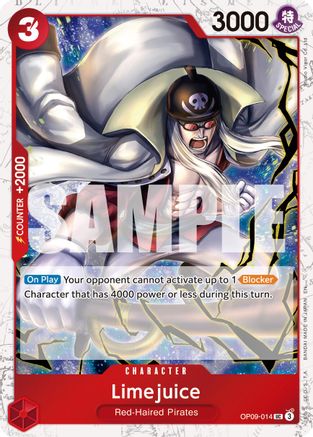 Limejuice (Pirate Foil) (OP09-014) - Premium Booster -The Best- Vol. 2