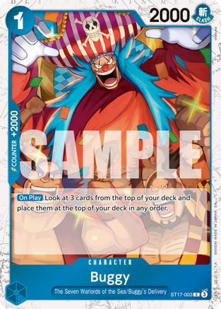 Buggy - ST17-003 (Pirate Foil) (ST17-003) - Premium Booster -The Best- Vol. 2