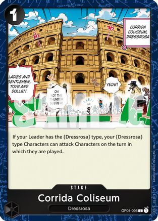 Corrida Coliseum (Pirate Foil) (OP04-096) - Premium Booster -The Best- Vol. 2
