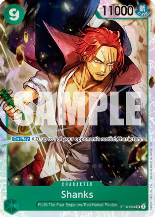 Shanks - ST16-004 (Reprint) (ST16-004) - Premium Booster -The Best- Vol. 2