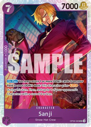 Sanji - OP09-065 (Reprint) (OP09-065) - Premium Booster -The Best- Vol. 2