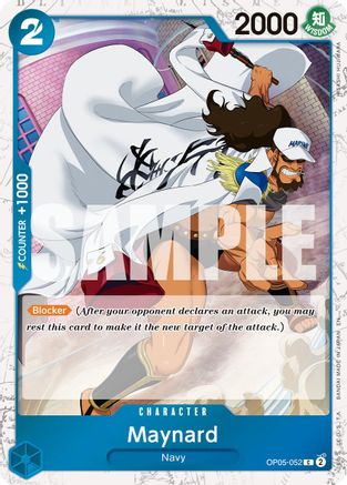 Maynard (Pirate Foil) (OP05-052) - Premium Booster -The Best- Vol. 2