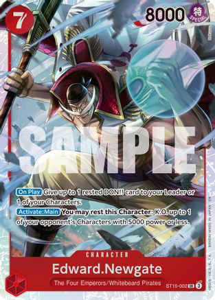 Edward.Newgate - ST15-002 (Reprint) (ST15-002) - Premium Booster -The Best- Vol. 2