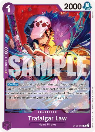 Trafalgar Law - OP09-069 (Reprint) (OP09-069) - Premium Booster -The Best- Vol. 2