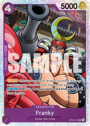 Franky - OP09-072 (Reprint) (OP09-072) - Premium Booster -The Best- Vol. 2