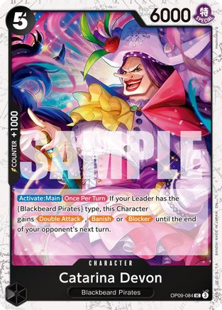 Catarina Devon (Pirate Foil) (OP09-084) - Premium Booster -The Best- Vol. 2