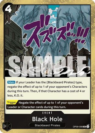 Black Hole (Pirate Foil) (OP09-098) - Premium Booster -The Best- Vol. 2