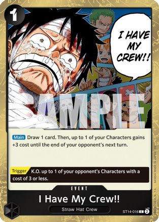 I Have My Crew!! (Pirate Foil) (ST14-016) - Premium Booster -The Best- Vol. 2
