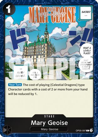 Mary Geoise (Pirate Foil) (OP05-097) - Premium Booster -The Best- Vol. 2