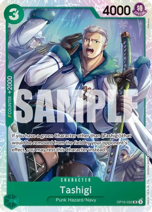 Tashigi (Reprint) (OP10-032) - Premium Booster -The Best- Vol. 2