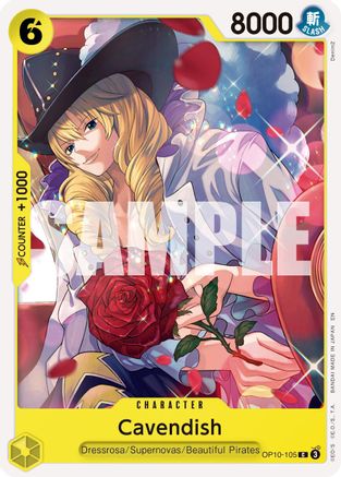 Cavendish - OP10-105 (Reprint) (OP10-105) - Premium Booster -The Best- Vol. 2