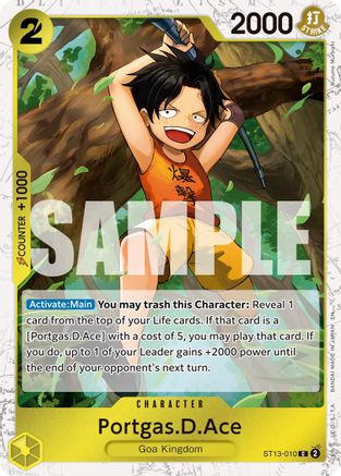 Portgas.D.Ace - ST13-010 (Pirate Foil) (ST13-010) - Premium Booster -The Best- Vol. 2