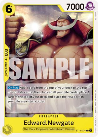 Edward.Newgate - ST13-004 (Reprint) (ST13-004) - Premium Booster -The Best- Vol. 2