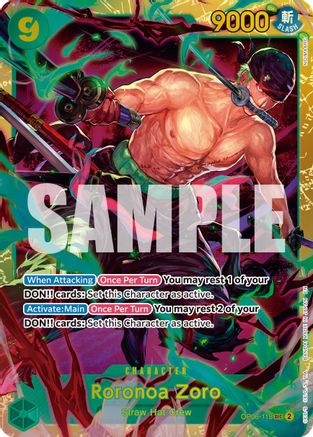 Roronoa Zoro (Reprint) (OP06-118) - Premium Booster -The Best- Vol. 2