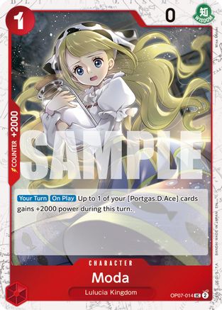 Moda (Pirate Foil) (OP07-014) - Premium Booster -The Best- Vol. 2