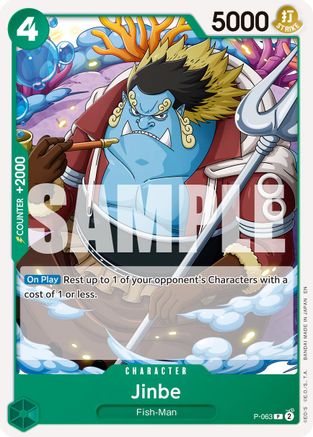 Jinbe - P-063 (Reprint) (P-063) - Premium Booster -The Best- Vol. 2