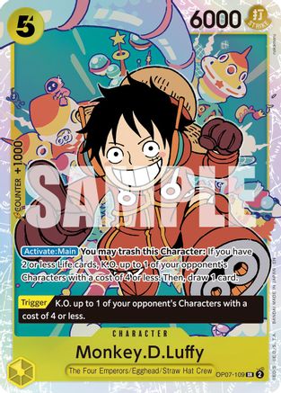 Monkey.D.Luffy - OP07-109 (Reprint) (OP07-109) - Premium Booster -The Best- Vol. 2