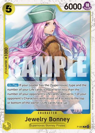 Jewelry Bonney - P-085 (Pirate Foil) (P-085) - Premium Booster -The Best- Vol. 2