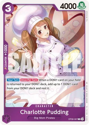 Charlotte Pudding - OP08-067 (Reprint) (OP08-067) - Premium Booster -The Best- Vol. 2