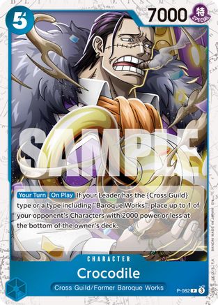 Crocodile - P-082 (Pirate Foil) (P-082) - Premium Booster -The Best- Vol. 2