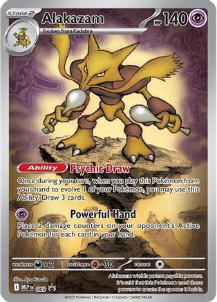 Alakazam - 009 9 - [ME Mega Evolution Promo] Holofoil