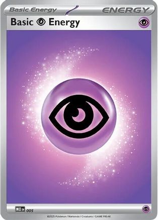 Basic Psychic Energy - 005 5 - [MEE Mega Evolution Energies] Reverse Holofoil