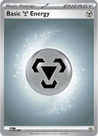 Basic Metal Energy - 008 8 - [MEE Mega Evolution Energies] Reverse Holofoil