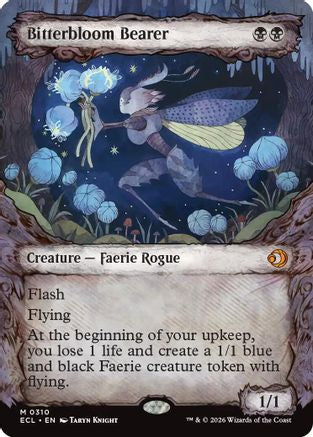 Bitterbloom Bearer (Showcase) (ECL-310) - [Lorwyn Eclipsed] Foil