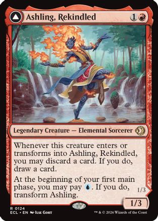 Ashling, Rekindled (ECL-124) - [Lorwyn Eclipsed] Foil