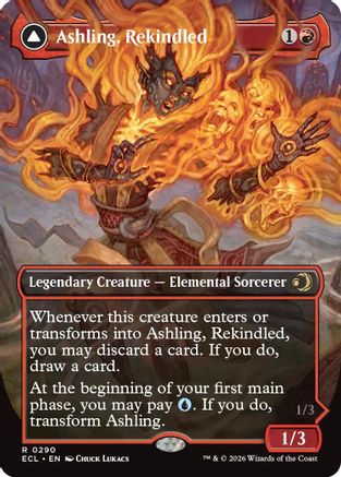 Ashling, Rekindled (Borderless) (ECL-290) - [Lorwyn Eclipsed]