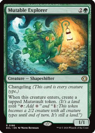 Mutable Explorer (ECL-186) - [Lorwyn Eclipsed] Foil