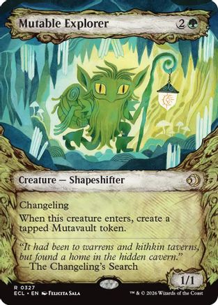 Mutable Explorer (Showcase) (ECL-327) - [Lorwyn Eclipsed]