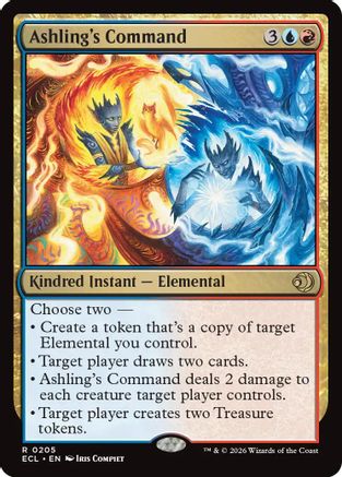 Ashling's Command (ECL-205) - [Lorwyn Eclipsed] Foil