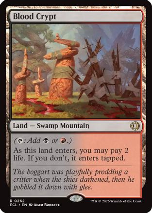 Blood Crypt (ECL-262) - [Lorwyn Eclipsed]