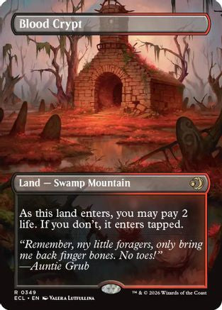 Blood Crypt (Borderless) (ECL-349) - [Lorwyn Eclipsed]