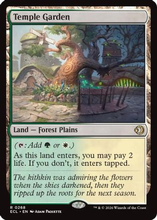 Temple Garden (ECL-268) - [Lorwyn Eclipsed]