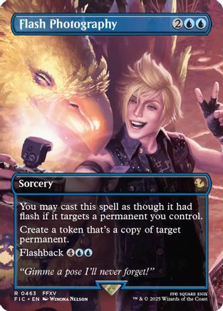 Flash Photography (Borderless) (FIC-463) - [Commander: FINAL FANTASY] Foil
