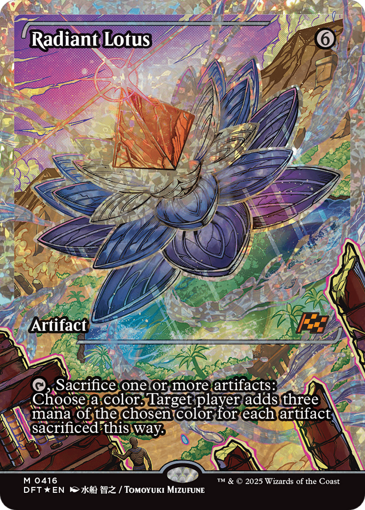 Radiant Lotus (DFT-416) - [Aetherdrift]: (Showcase) Foil